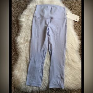 Lululemon Size 6 Align High-Rise Crop 21" pastel blue PSLB new
